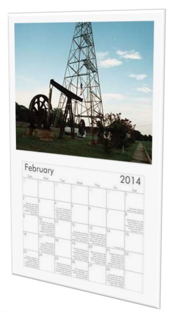 The American Oil & Gas Historical Society has created a unique “Today in Petroleum History” wall calendar.