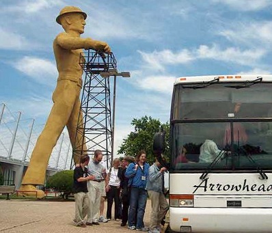 An American Oil & Gas Historical Society energy education conference in 2007 included a field trip to petroleum museums in Seminole, Drumright and Tulsa - with a stop at the Golden Driller.