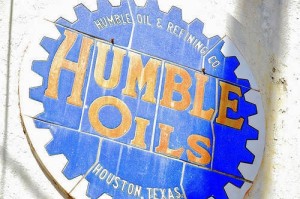 Humble Oil & Refining Company gear logo.