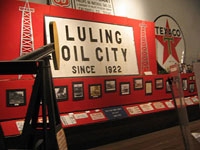 Central Texas Oil Patch Museum exhibit