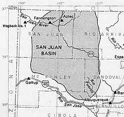 New Mexico Oil Discovery map circa 1920s.