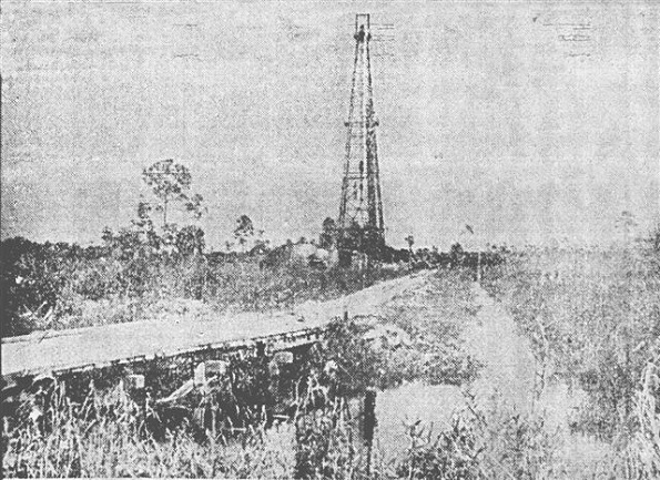 first florida oil well Collier County newspaper story 