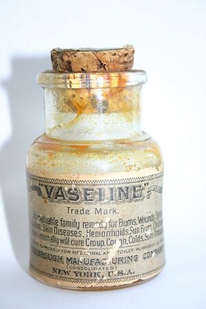Antique jar of Vaseline