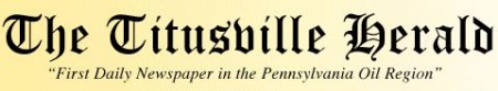 The Titusville Herald masthead