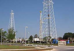 Devon Energy Oil and Gas Park in Oklahoma City oilfield