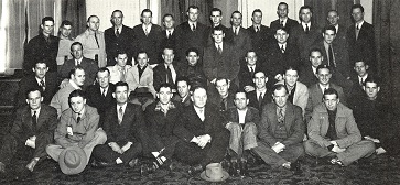 The 41 volunteers from Noble Drilling and Fain-Porter Drilling companies in March 1943. 