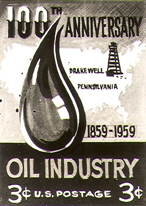 Centennial Oil Stamp