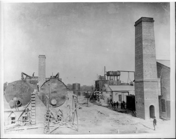 Rare photo of 1897 Standard Oil refinery in Neodesha, Kansas.