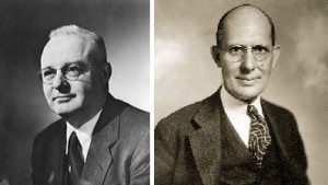 General Motors chemists Thomas Midgely Jr. and Charles F. Kettering.