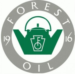 February-13-Forest-Oil-AOGHS The 1916 Forest Oil Company logo with yellow dog lamp.