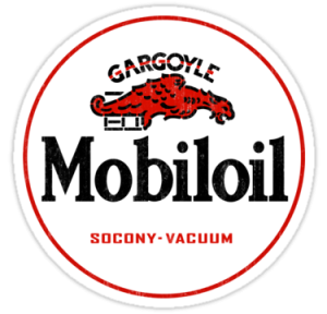 Vacuum Oil Company's products used this gargoyle Mobiloil logo.