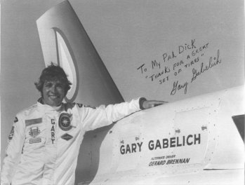 Blue Flame's record-setting driver, Californian Gary Gabelich