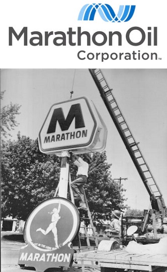 Marathon of Ohio Oil Marathon logo