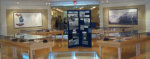  Clarke Historical Library exhibit at Central Michigan University, Mount Pleasant. 