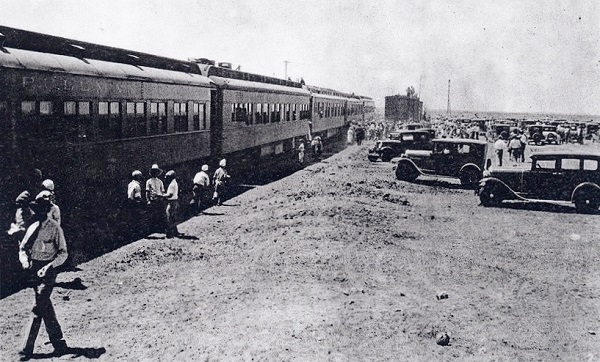 The Texas and New Mexico Railways in New Mexico oilfield.