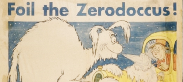 Ted Geisel -- Dr. Seuss -- drew a "Zerodoccus" cartoon creature  for a Standard Oil advertising campaign  for an Esso antifreeze product.