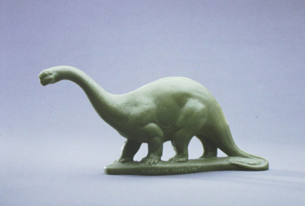 Sinclair dinosaur made in a "Mold-A-Rama" machine for 25 cents. 
