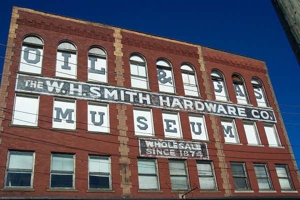 Oil Museum exterior in Parkersburg, West Virginia
