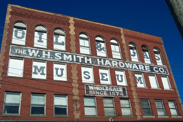 Oil Museum exterior in Parkersburg, West Virginia.