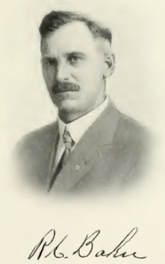 Baker Tools Company founder R.C. "Carl" Baker in 1919.