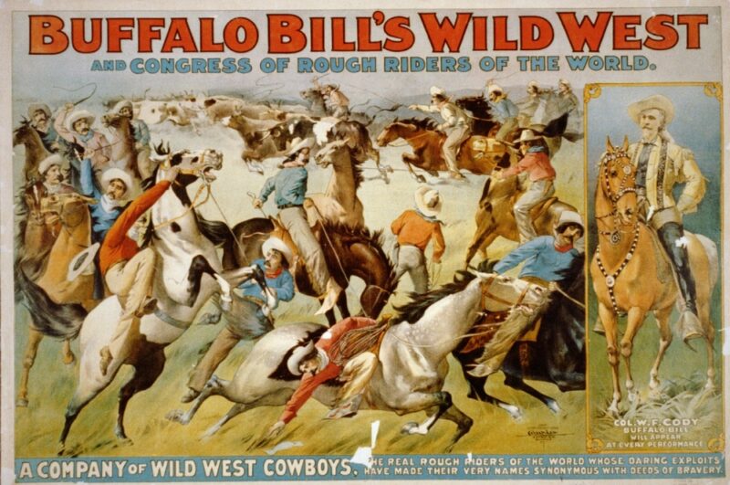 buffalo bill oil company post of wild west show