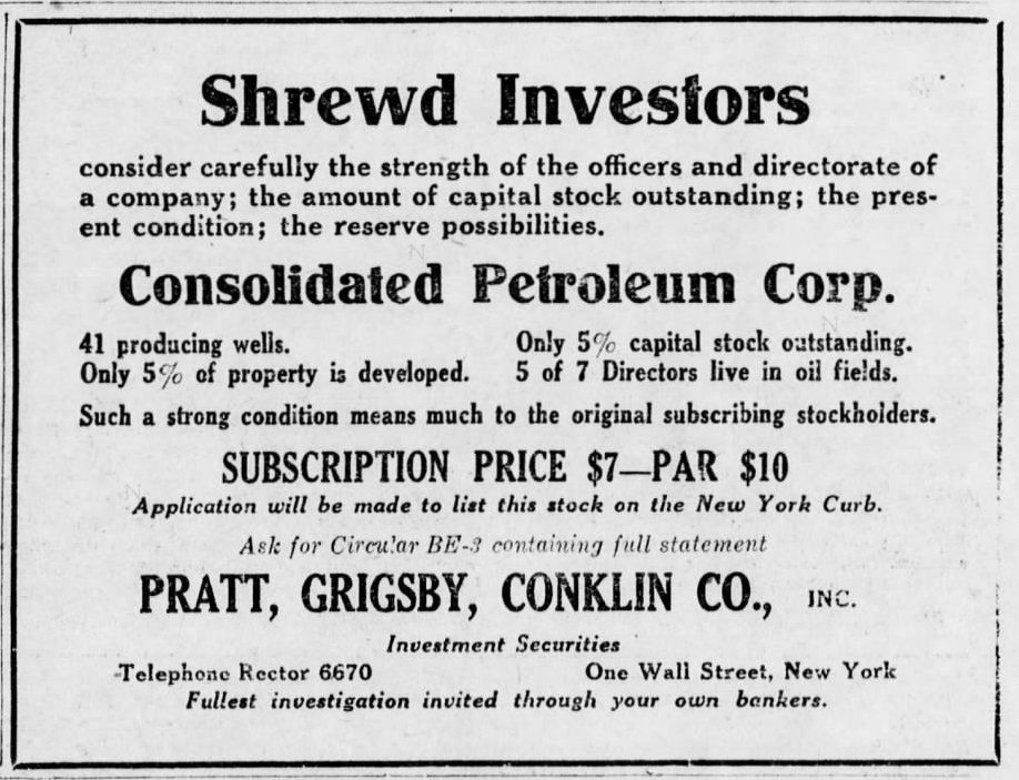 consolidated petroleum