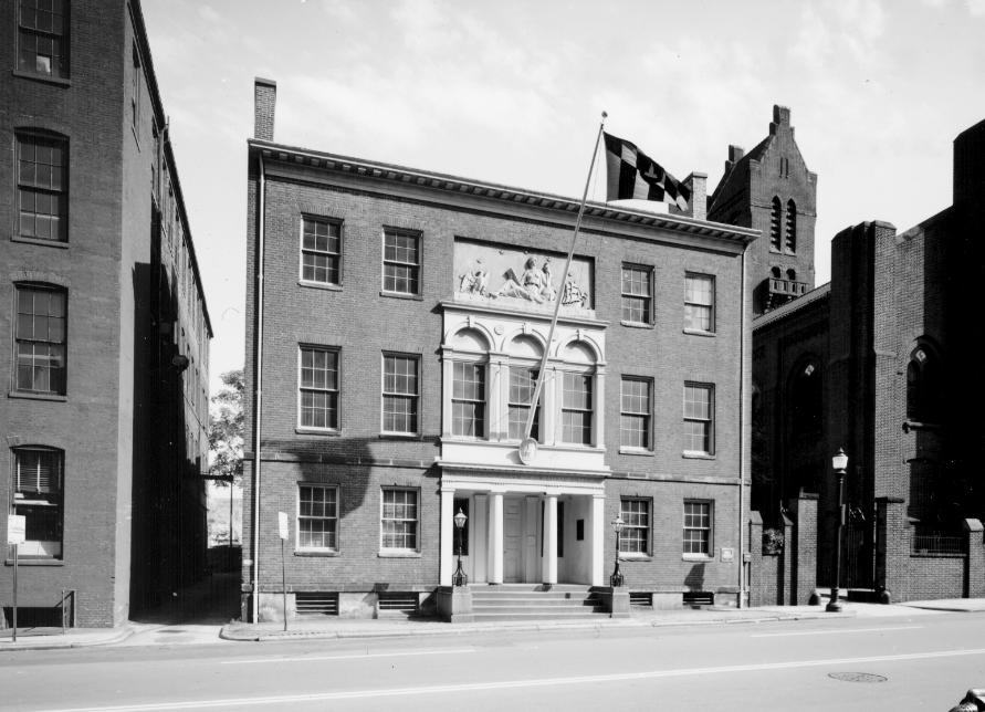 Baltimore museum opened in 1814, the first building erected as a museum in the United States. 