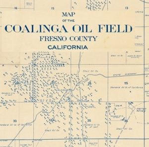 The Coalinga field became California’s most productive by 1910. Although production peaked a few years later, Coalinga made a comeback in the 1970s thanks to recovery technologies such as steam injection.