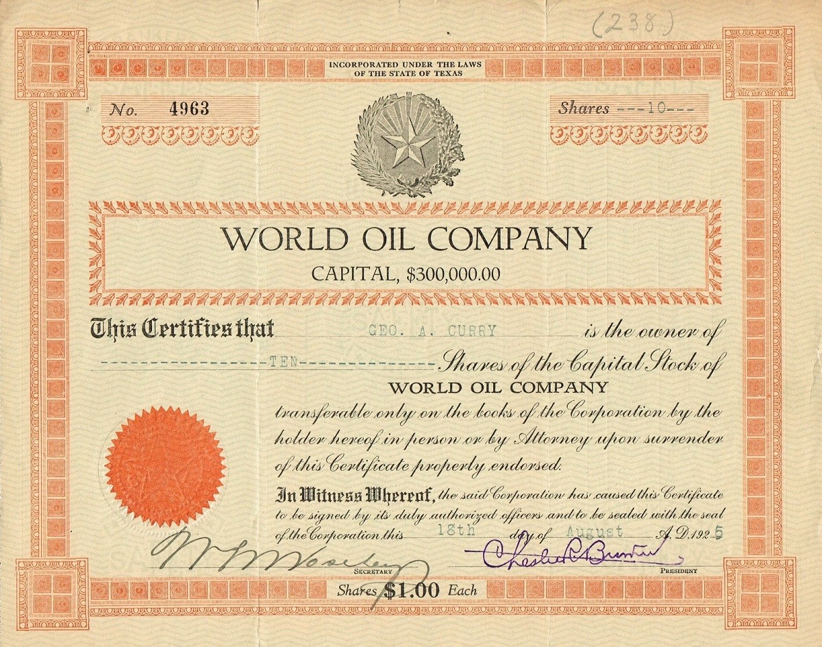 world oil company