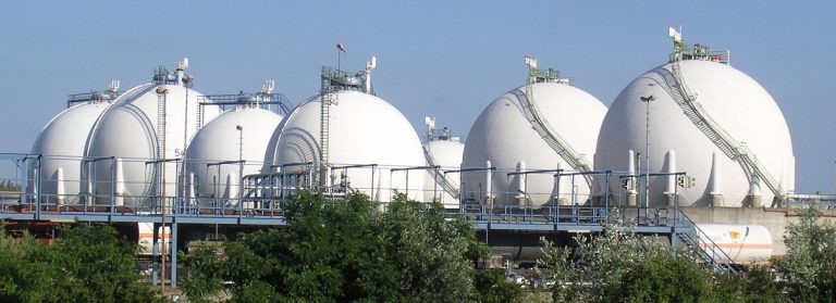 Hortonspheres, the trademarked name of massive containers for storing and transporting liquified natural gas (LNG), were invented by a bridge building company.