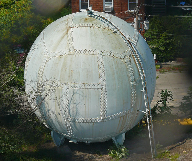 A Hortonsphere viewed in 2012 in Poughkeepsie, New York. 