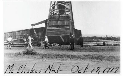 McCleskey No. 1 cable-tool oil well, the "Roaring Ranger" gusher of 1917.
