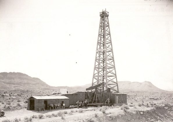 oil history march derrick in Utah oilfield