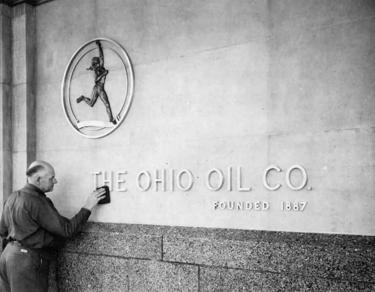 The Ohio Oil Company was founded in 1887. Photo of Lima building by Marathon Petroleum.
