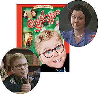 Ralphie's fangs are a petroleum product in A Christmas Story.