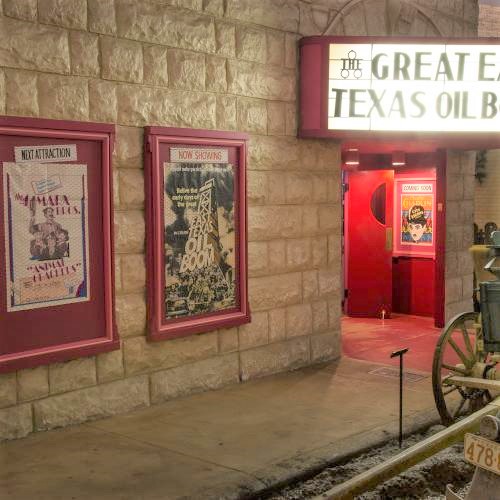 Boomtown Theare inside the East Texas Oil Museum