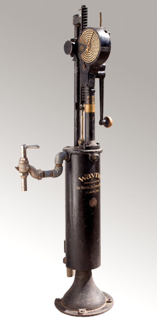 Original 1892 Wayne Oil Tank Company pump.