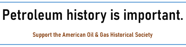 Petroleum history is important text for support link for AOGHS.